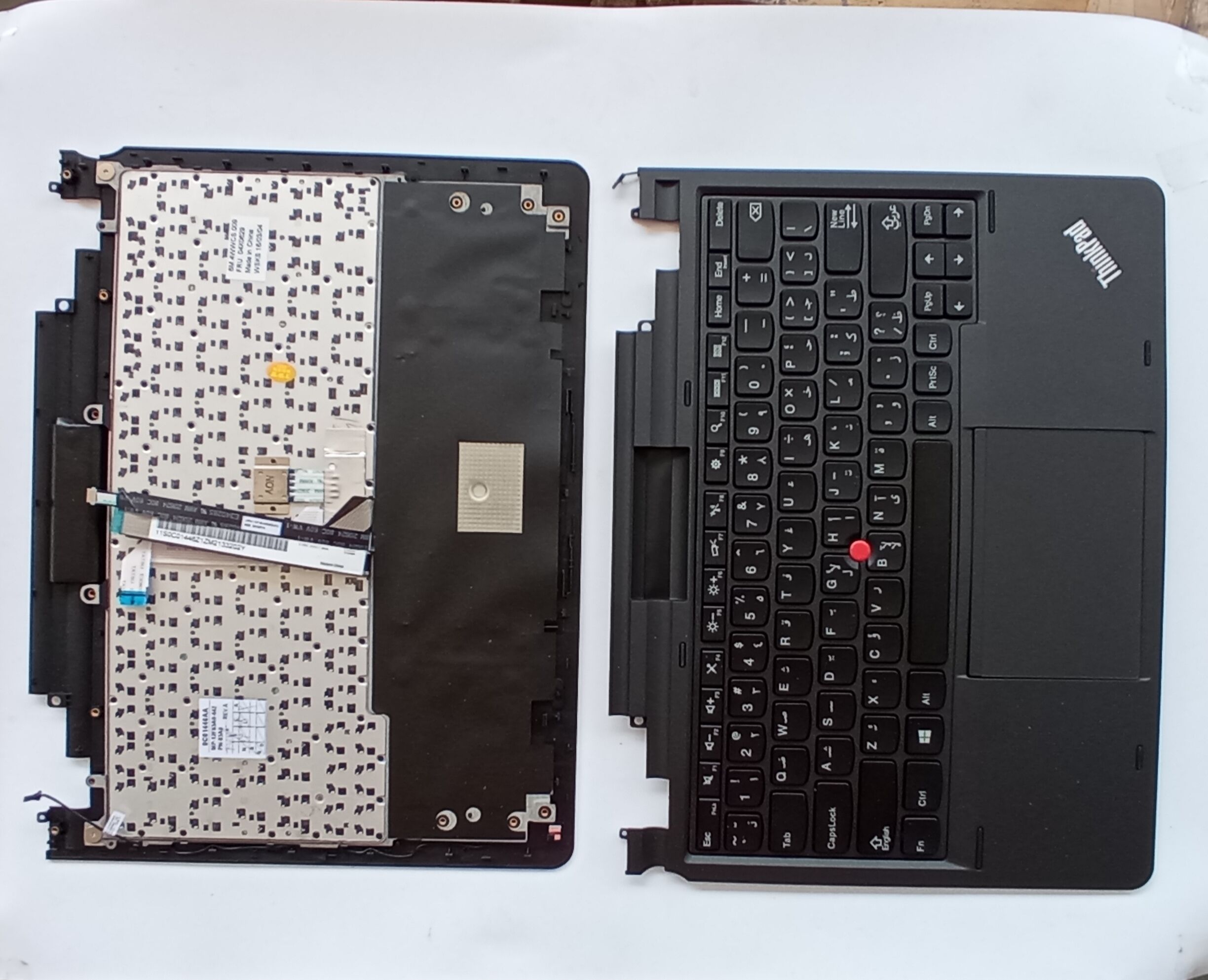Picture of New Replacement Laptop Keyboard For IBM X1 helix 2013/thinkpad x1 helix 2013 C shell BLACK Palmrest Upper Case With Point AR Layout